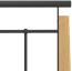 vidaXL Bettgestell Metall und Massivholz Eiche 90x200 cm [324897] Bild 6