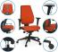 hjh OFFICE Profi Bürostuhl PRO-TEC 500 Stoff rot Bild 11