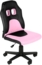 CLP Schreibtischstuhl Fun für Kinder Kunstlederbezug Armlehnen abnehmbar,schwarz/pink Bild 6