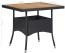 vidaXL 5-tlg. Garten-Essgruppe Schwarz Poly Rattan und Akazienholz 3058322 Bild 6