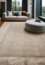 Kurzflor Teppich Wolle | Handgefertigter Wohnteppich | Viskose-Akzente | Einfarbig Beige 120x170 cm | TYNE von KADIMA DESIGN Bild 6