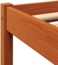 vidaXL Massivholzbett ohne Matratze Wachsbraun 140x190 cm Kiefernholz 844845 Bild 6