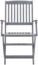vidaXL Klappbare Gartenstühle 6 Stk. Massivholz Akazie 3065519 Bild 6