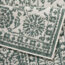 In- & Outdoor Wendeteppich Curacao Grün Creme - 120x170x0,5cm Bild 3