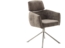 2er Set Sesselstuhl Quebec, 360° drehbar - Taupe / Schwarz Bild 12