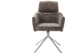 2er Set Sesselstuhl Quebec, 360° drehbar - Taupe / Schwarz Bild 6