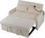 Merax Modernes Doppel-Klappschlafsofa, Multifunktionssofa mit Schlaffunktion, verstellbare Rückenlehne, Handyhalter, USB-Ladeanschluss, Beige Bild 10