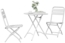 vidaXL Bistrogarnitur 3 pcs Weiß Stahl 42002950 Bild 2