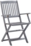 vidaXL Klappbare Gartenstühle 4 Stk. mit Kissen Massivholz Akazie 3064525 Bild 7