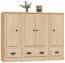 vidaXL Highboards 3 Stk. Sonoma-Eiche Holzwerkstoff 3185298 Bild 4