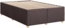 vidaXL Boxspringbett mit Matratze Dunkelbraun 120x190 cm Stoff 3293536 Bild 9