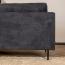Bronx71 Ecksofa Denver Bouclé schwarz rechts Bild 8