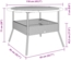 vidaXL Gartentisch mit Holzplatte Beige Ø110x71 cm Poly Rattan 368627 Bild 7
