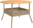 vidaXL Gartentisch mit Holzplatte Beige Ø110x71 cm Poly Rattan 368627 Bild 8