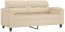 vidaXL 2-Sitzer-Sofa Creme 140 cm Mikrofasergewebe 359565 Bild 7