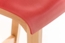 DELUKE® Barhocker DELHI - Rot, Holz Barhocker mit Lehne Barstuhl Tresenhocker Tresenstuhl Kneipenhocker Kneipenstuhl Bild 7