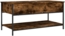 Couchtisch, Sofatisch Räuchereiche 100x50x50 cm Holzwerkstoff und Metall Bild 1