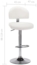 vidaXL Barhocker Weiß Kunstleder [249647] Bild 7