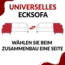 Universelles Ecksofa mit Schlaffunktion, Bettkasten und losen Kissen, gesteppte Sitzfläche - UMBRIA - Dunkelblau Velvet Bild 10