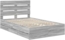vidaXL Bettrahmen Graues Sonoma 120 x 200 cm Ingenieurs Holz 3411847 Bild 3