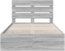 vidaXL Bettrahmen Graues Sonoma 120 x 200 cm Ingenieurs Holz 3411847 Bild 7