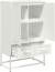 vidaXL Highboard Weiß 68x39x111,5 cm Stahl 846613 Bild 7