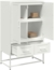 vidaXL Highboard Weiß 68x39x111,5 cm Stahl 846613 Bild 3