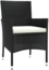 vidaXL 5-tlg. Garten-Bistro-Set mit Kissen Schwarz Poly Rattan 3187433 Bild 10