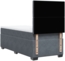 vidaXL Boxspringbett mit Matratze Dunkelgrau 80x200 cm Samt 3290775 Bild 9