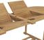 vidaXL Ausziehbarer Gartentisch 180-280x100x75 cm Massivholz Teak 44679 Bild 9