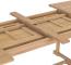 vidaXL Ausziehbarer Gartentisch 180-280x100x75 cm Massivholz Teak 44679 Bild 7