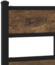 vidaXL Metallbett ohne Matratze Räuchereiche 100x200 cm 4017213 Bild 7