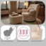 INOSIGN Drehsessel HETTY, Drehsessel mit Wippfunktion und Hocker, Lesesessel, Armsessel (Set, 2-St), mit Dreh/Wippfunktion, mit Federkern, in Cord und Microfaser Bild 2