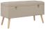 vidaXL Hocker mit Stauraum 3 Stk. Beige Stoff 247524 Bild 8