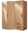 Marmex Möbel Arti SET G Schrank-Set, Garderoben-Set, Schranksystem für Schlafzimmer, geräumiger Eckschrank, laminierte Spanplatte, artisan Eiche, 91,9/155,1x183,2x53,6 cm Bild 6