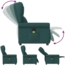vidaXL Massagesessel Dunkelgrün Stoff 4015672 Bild 5