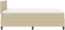 vidaXL Boxspringbett Hellgrau und Weiß 203 x 120 x 88 cm Cordstoff 3337510 Bild 7