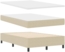 vidaXL Boxspringbett Hellgrau und Weiß 203 x 120 x 88 cm Cordstoff 3337510 Bild 4