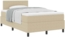 vidaXL Boxspringbett Hellgrau und Weiß 203 x 120 x 88 cm Cordstoff 3337510 Bild 2