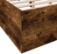 vidaXL Bettgestell Räuchereiche 140x200 cm Holzwerkstoff 3281018 Bild 6