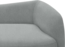 DOMO. collection Recamiere 700013, Liege mit Zierkissen, oval, Füße mit Filzgleitern, Chaiselongue, Sofa, Polstergarnitur, 183 x 105 x 75 (BxTxH), grau Bild 9