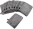 10er Pack Mikrofaser Waschlappen 15x21 cm Dunkelgrau Saugfähige Frottee Handtuch Bild 2