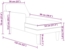 vidaXL Chaiselongue mit Kissen und Rechter Armlehne Creme Samt 4009814 Bild 8