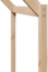 vidaXL Etagenbett mit Dach 75x190 cm Massivholz Kiefer 3282049 Bild 9