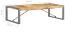 vidaXL Couchtisch 140 x 70 x 40 cm Raues Mangoholz, Form: rechteckig [321587] Bild 8