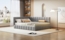 Merax Polsterbett Schlafsofa 160*200 Multifunktionsbett mit Lattenrost aus hautsympathischem Samtstoff Grau Bild 6