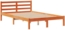 vidaXL Massivholzbett mit Regal ohne Matratze Wachsbraun 135x190 cm 3321951 Bild 7