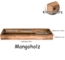 BigDean Tablett aus Mangoholz - 50 x 14,5 x 5 cm - Vintage Holztablett rechteckig - UNIKAT - Deko Holzbrett, Holzschale, Holzablage, Dekotablett Bild 6