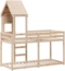 vidaXL Etagenbett mit Dach 75x190 cm Massivholz Kiefer 3282007 Bild 7