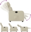 vidaXL Relaxsessel Creme Kunstleder 374184 Bild 9